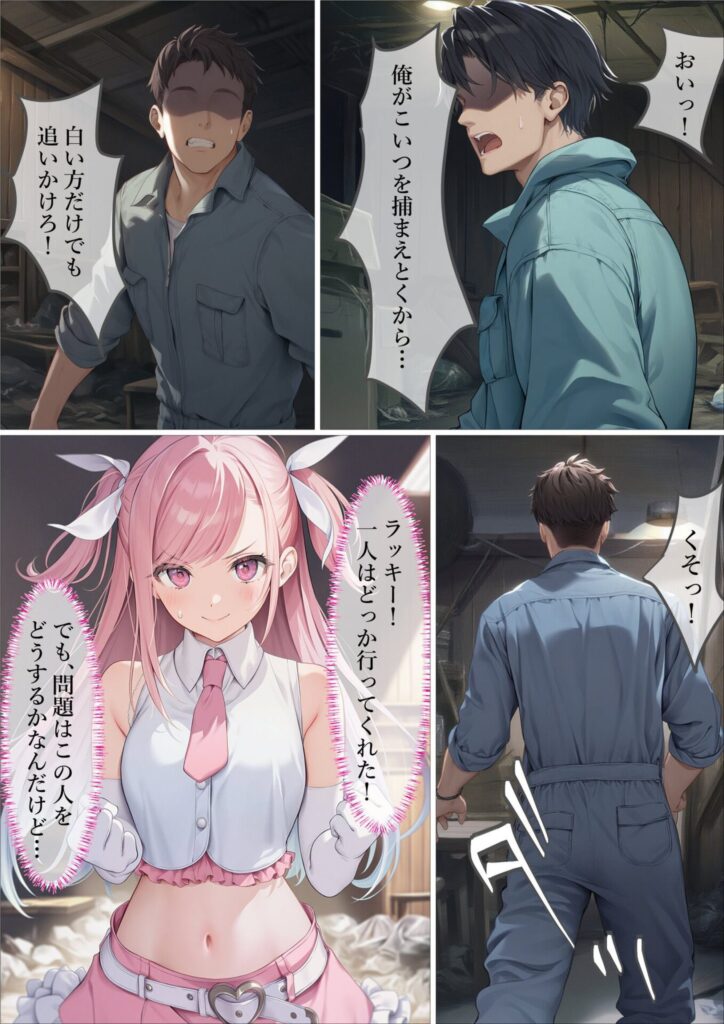 JKが攫われてしまった末路…乱暴に処女を奪われる美少女さん【エロ漫画】