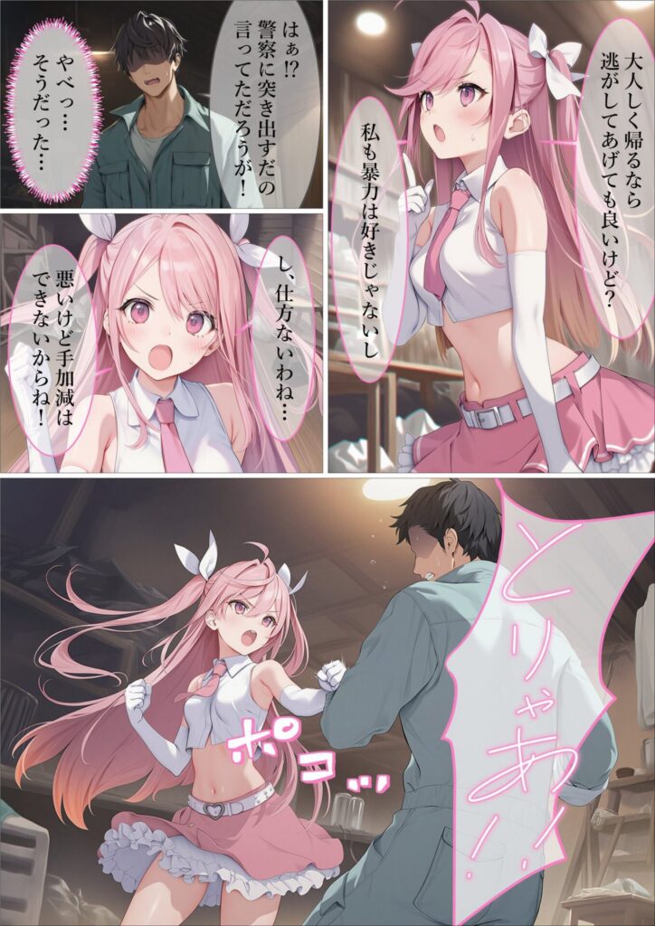JKが攫われてしまった末路…乱暴に処女を奪われる美少女さん【エロ漫画】