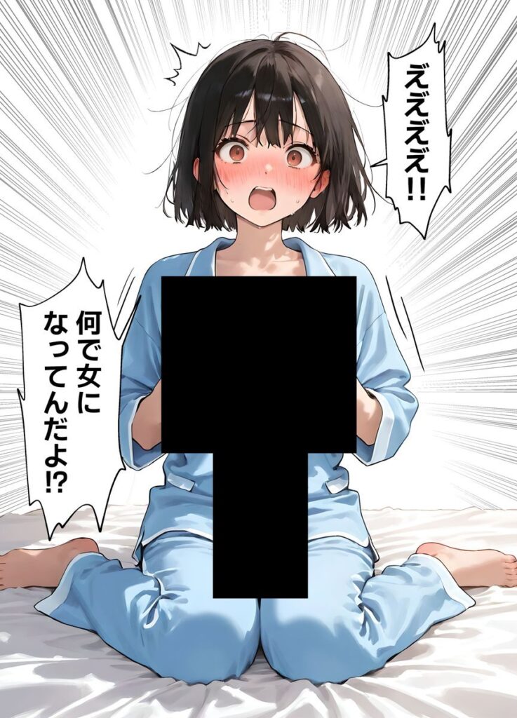 女体化したことを完全に忘れてた結果…完全にメス堕ちしてしまうw【エロ漫画】