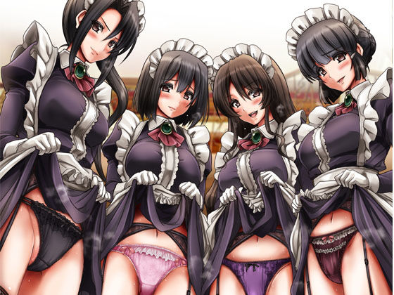 【エロ漫画】僕の家のメイドになったエッチな妙高四姉妹に童貞を喰べられてしまいました。（人生横滑り）【d_200210】 | 抜ける無料エロ漫画