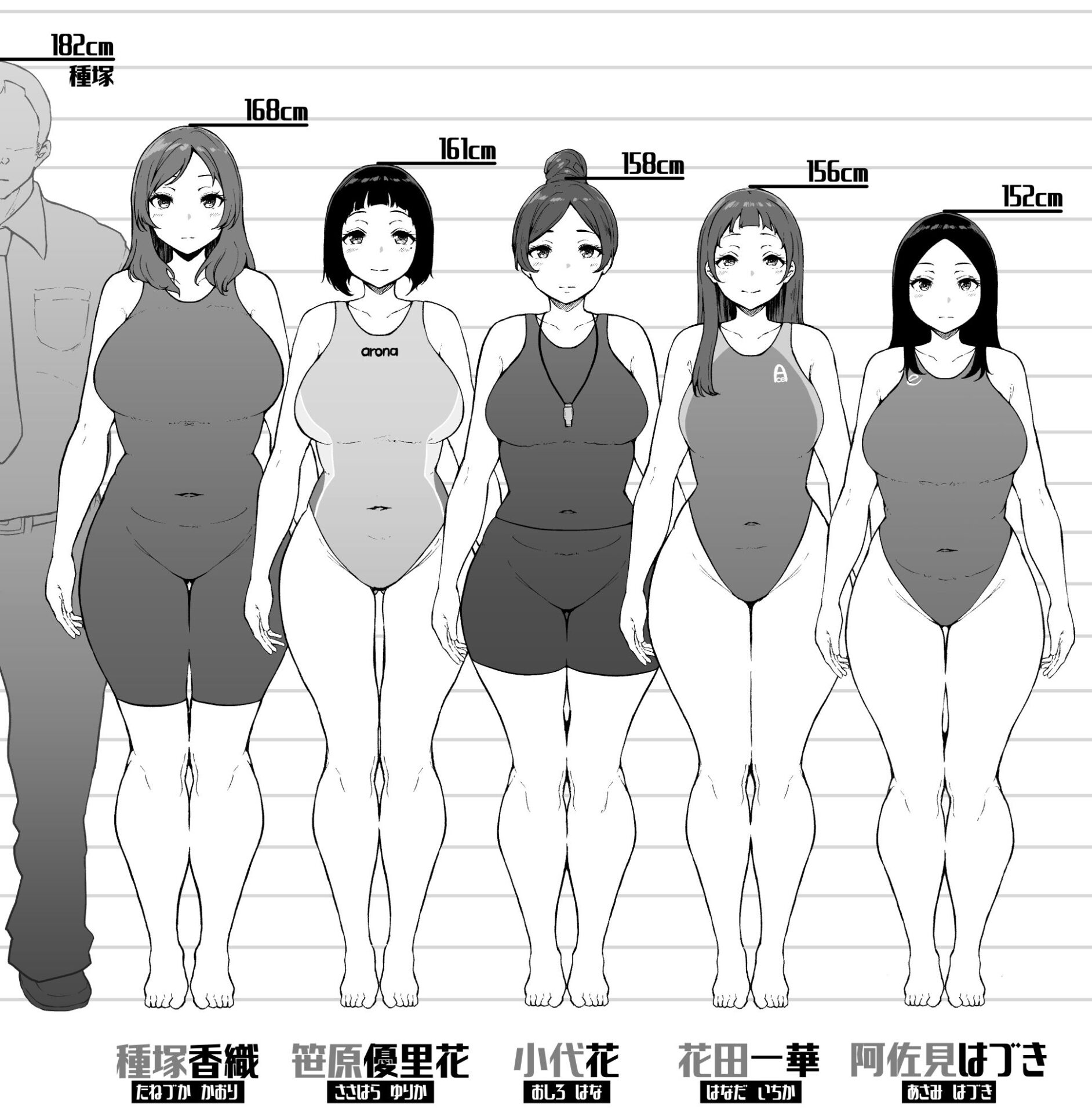 【エロ漫画】すいみんぐくらぶ 覚醒ち●ぽで全員種付け確定。（瓜子たけ）【d_633363】 | 抜ける無料エロ漫画