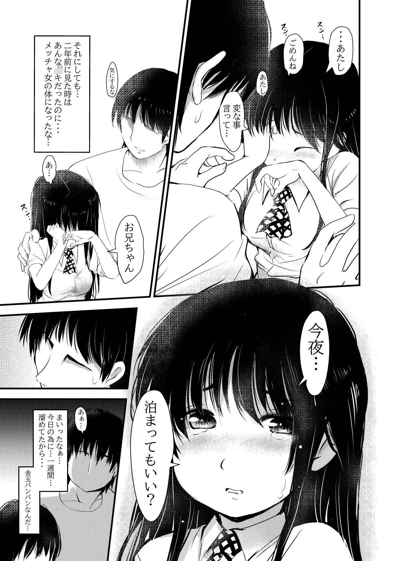 【エロ漫画】ネット彼女を家に呼んだら妹だったので…実妹交尾した話（みまもり園長）【d_646818】 | 抜ける無料エロ漫画