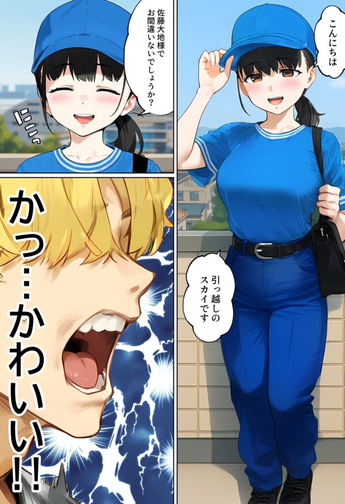【エロ漫画】【実話】引っ越し見積もり中、新人ちゃん(22)のバキバキスマホにマチアプ通知!ヤリモク男子から「俺が」守らなきゃwww(実話本舗)【d_636181】 【エロ漫画】【実話】引っ越し見積もり中、新人ちゃん(22)のバキバキスマホにマチアプ通知!ヤリモク男子から「俺が」守らなきゃwww(実話本舗)【d_636181】 | 抜ける無料エロ漫画
