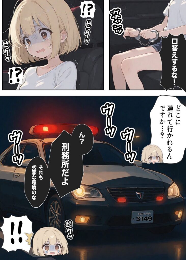 【エロ漫画】男性刑務所肉便器女 男として誤認逮捕されたOLの末路（世田パイ）【d_639420】 | 抜ける無料エロ漫画