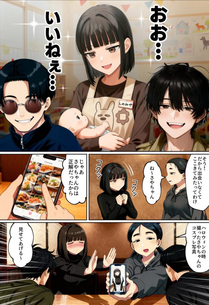 【エロ漫画】【実話】相席居酒屋で知り合った人見知り保育士ちゃん（21）とコスプレSEXした話www（実話本舗）【d_712409】 | 抜ける無料エロ漫画