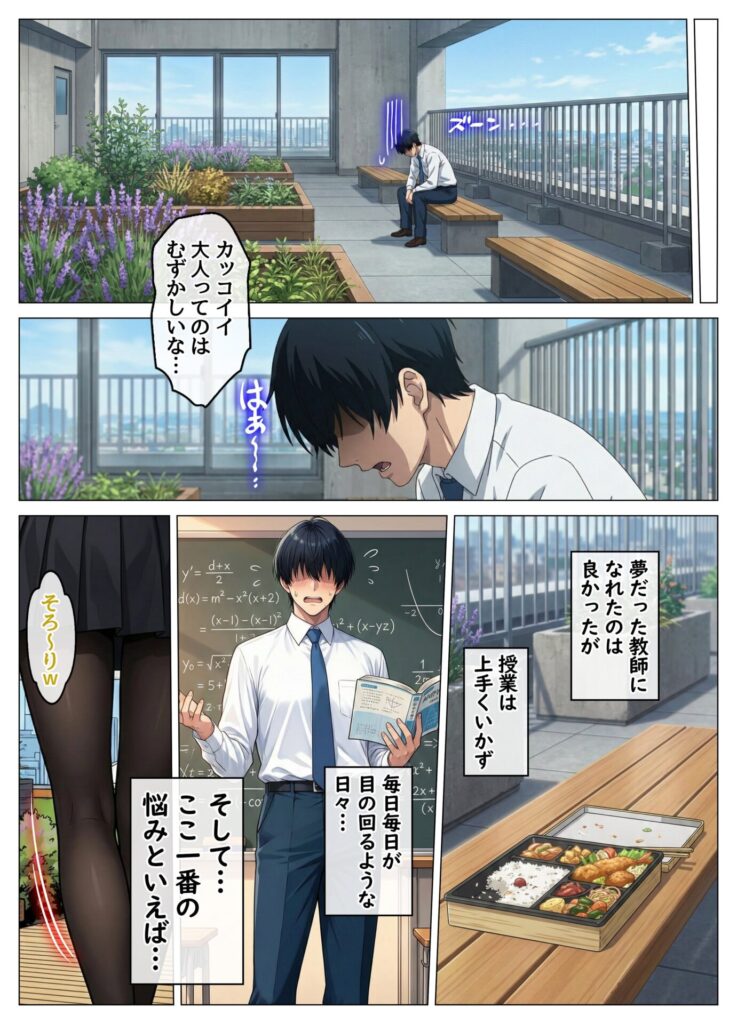 【エロ漫画】風邪で寝込んだら生意気な教え子が押しかけてきて、俺が寝ている間にこっそり筆下ろしされていた件(ハレノヒ)【d_711085】 【エロ漫画】風邪で寝込んだら生意気な教え子が押しかけてきて、俺が寝ている間にこっそり筆下ろしされていた件(ハレノヒ)【d_711085】 | 抜ける無料エロ漫画