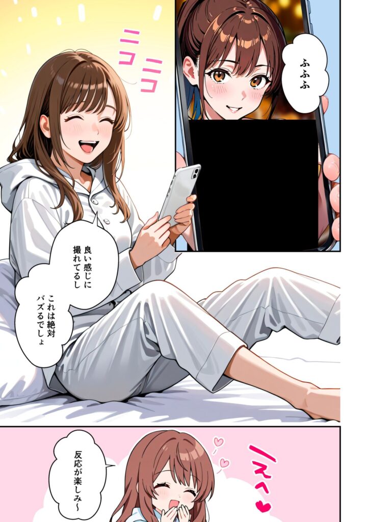 【エロ漫画】水着ユ○バ -承認欲求モンスターJDが、水着ユ○バでSNS炎上を切っ掛けにネット公開SEXした話-（うさぎアトリエ）【d_715307】 | 抜ける無料エロ漫画