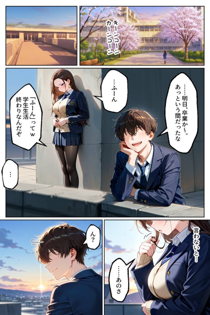 【エロ漫画】強気だけど実はチョロすぎる幼馴染ギャルー卒業・妊娠編ー（イチャラブ堂）【d_621206】 | 抜ける無料エロ漫画