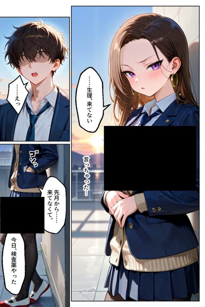 【エロ漫画】強気だけど実はチョロすぎる幼馴染ギャルー卒業・妊娠編ー（イチャラブ堂）【d_621206】 | 抜ける無料エロ漫画