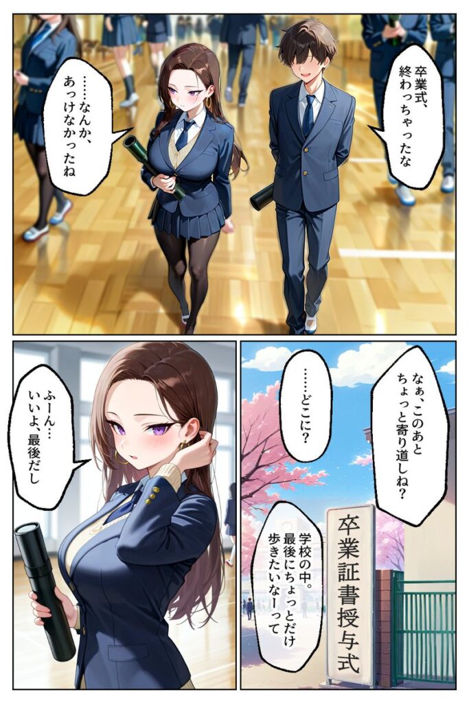 【エロ漫画】強気だけど実はチョロすぎる幼馴染ギャルー卒業・妊娠編ー（イチャラブ堂）【d_621206】 | 抜ける無料エロ漫画