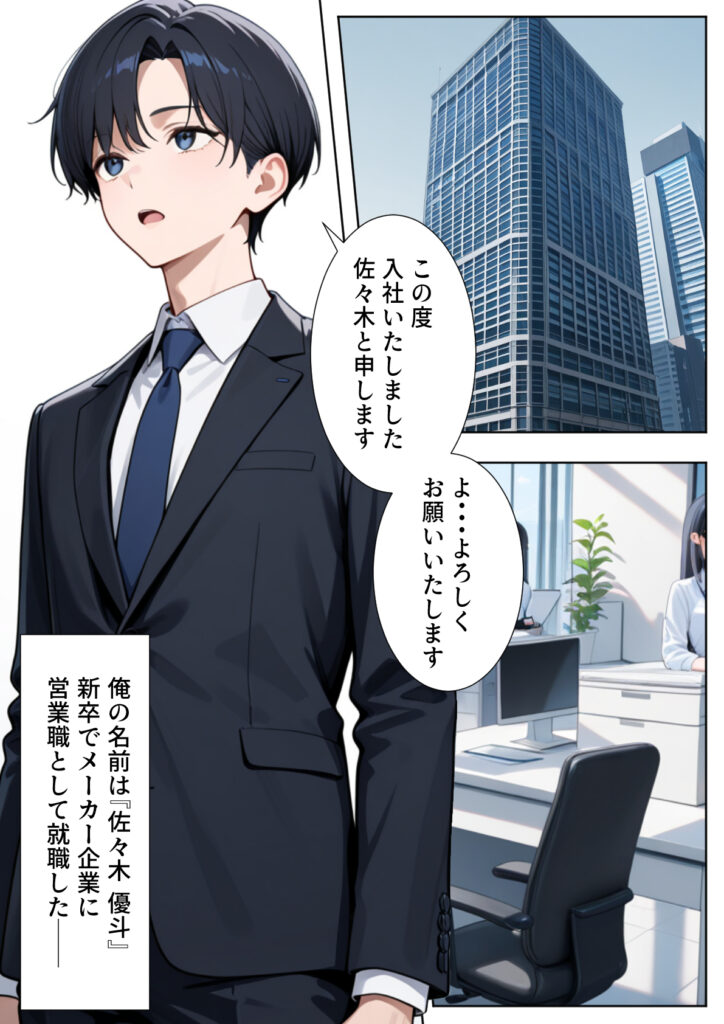 【エロ漫画】新卒入社した俺の社内恋愛事情 〜純情先輩と小悪魔同期ちゃん〜（ぱにぱに）【d_723745】 | 抜ける無料エロ漫画