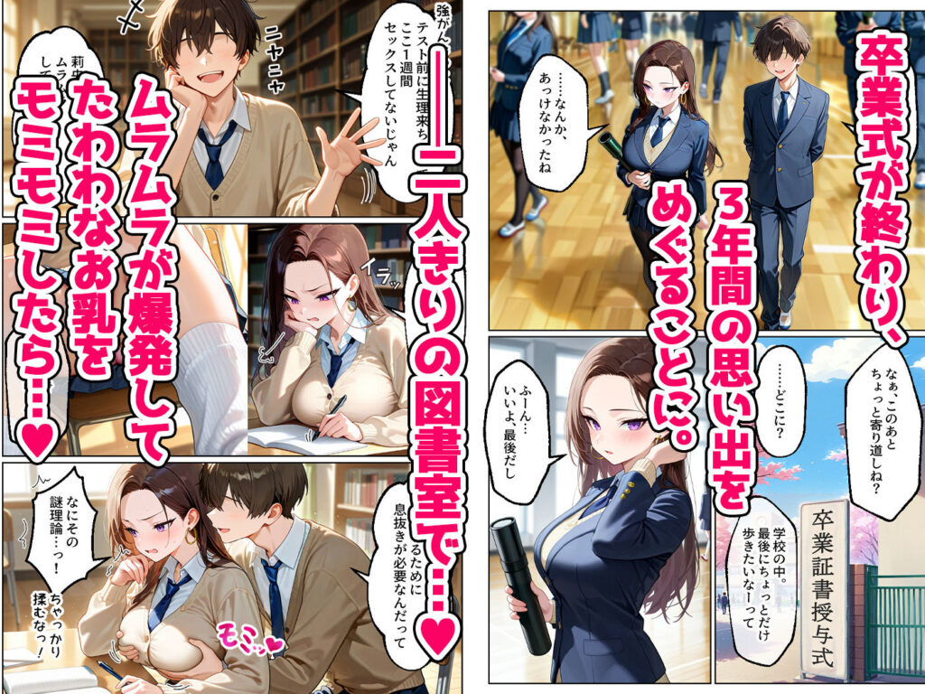 【エロ漫画】強気だけど実はチョロすぎる幼馴染ギャルー卒業・妊娠編ー（イチャラブ堂）【d_621206】 | 抜ける無料エロ漫画