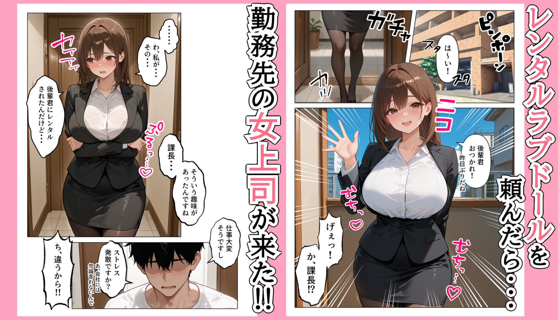 【エロ漫画】ラブドール頼んだら、女上司が来た（AOI）【d_694293】 | 抜ける無料エロ漫画