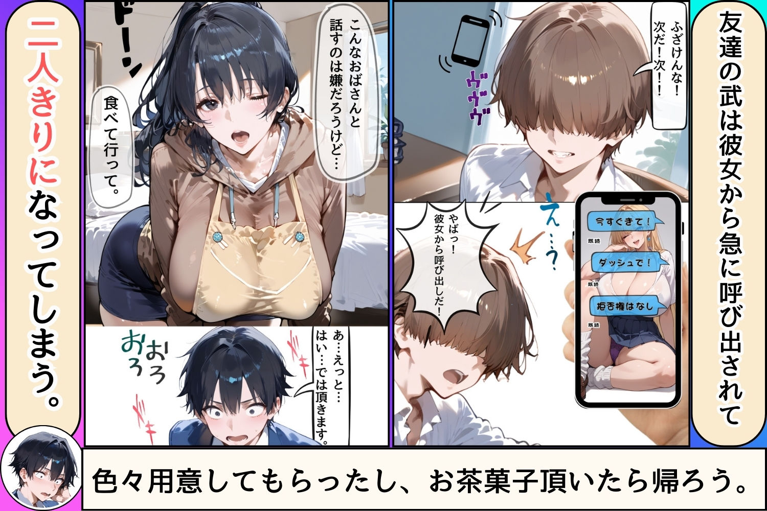 【エロ漫画】セックスレスのシングルマザーが発情したら本当にヤバかった。（くりきんとん）【d_704831】 | 抜ける無料エロ漫画