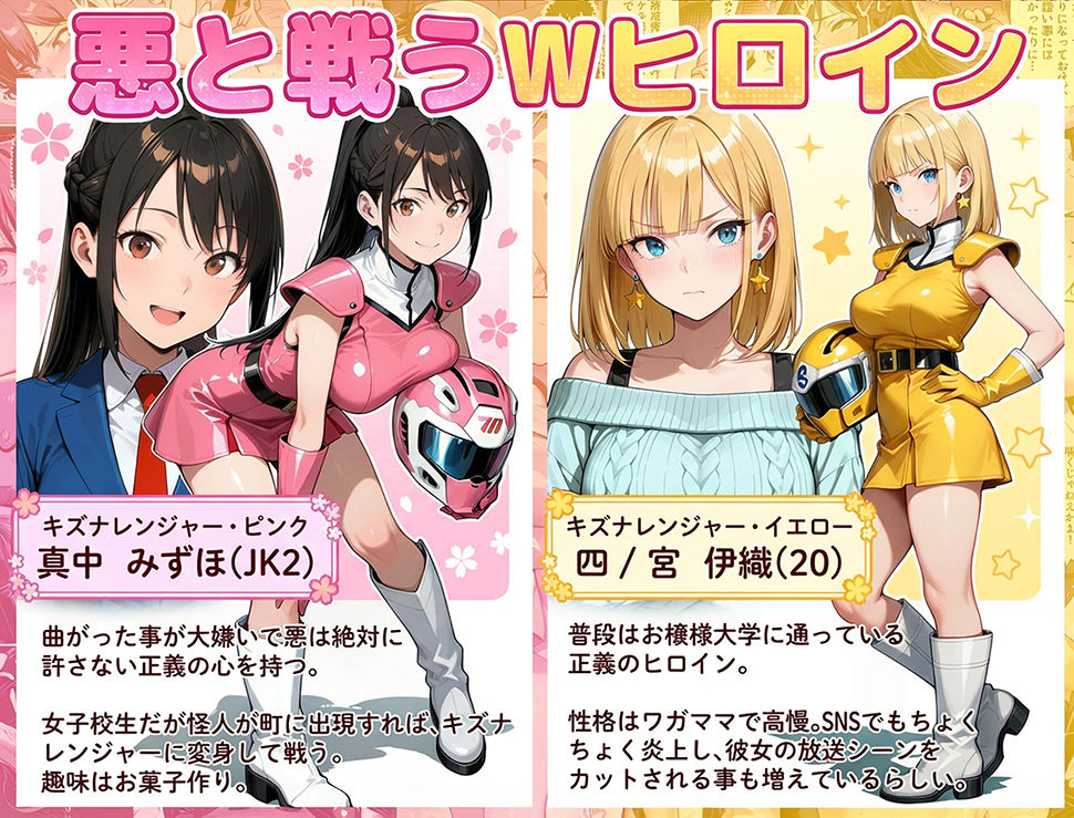 【エロ漫画】正義の戦隊ヒロイン！無限ハードSEXで戦えないほど快楽依存に調教され悪の組織に完堕ちする！・後編（ラブリークラフト）【d_706403】 | 抜ける無料エロ漫画