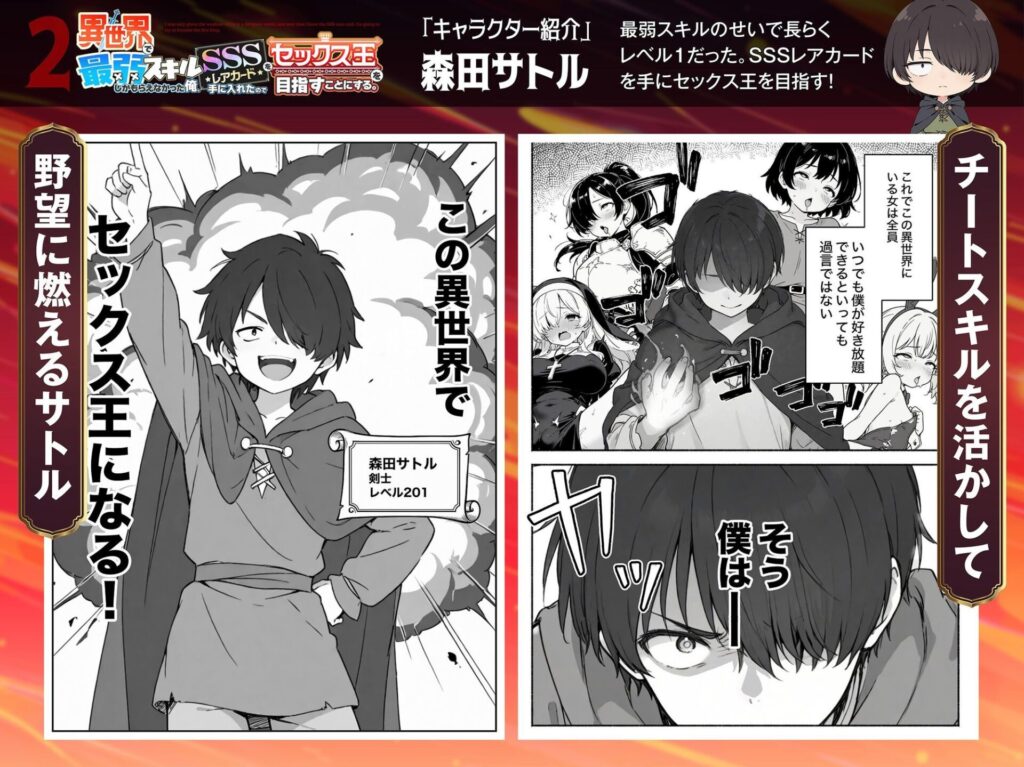 【エロ漫画】異世界で最弱スキルしかもらえなかった俺、SSSレアカードを手に入れたのでセックス王を目指すことにする。2（COMICアイル）【d_708362】 | 抜ける無料エロ漫画