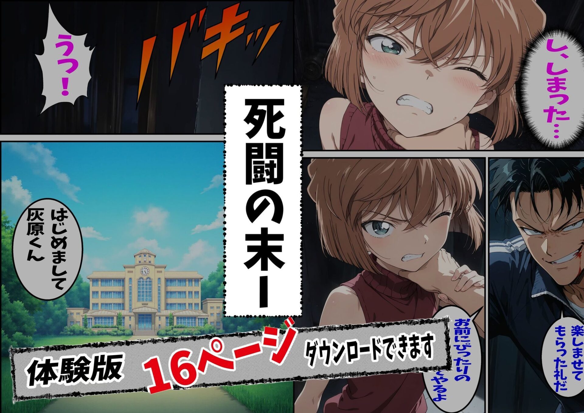 【エロ漫画】名探偵コ〇ン 灰原哀 監禁わいせつ事件 全裸学園潜入編（ピート出版）【d_709048】 | 抜ける無料エロ漫画