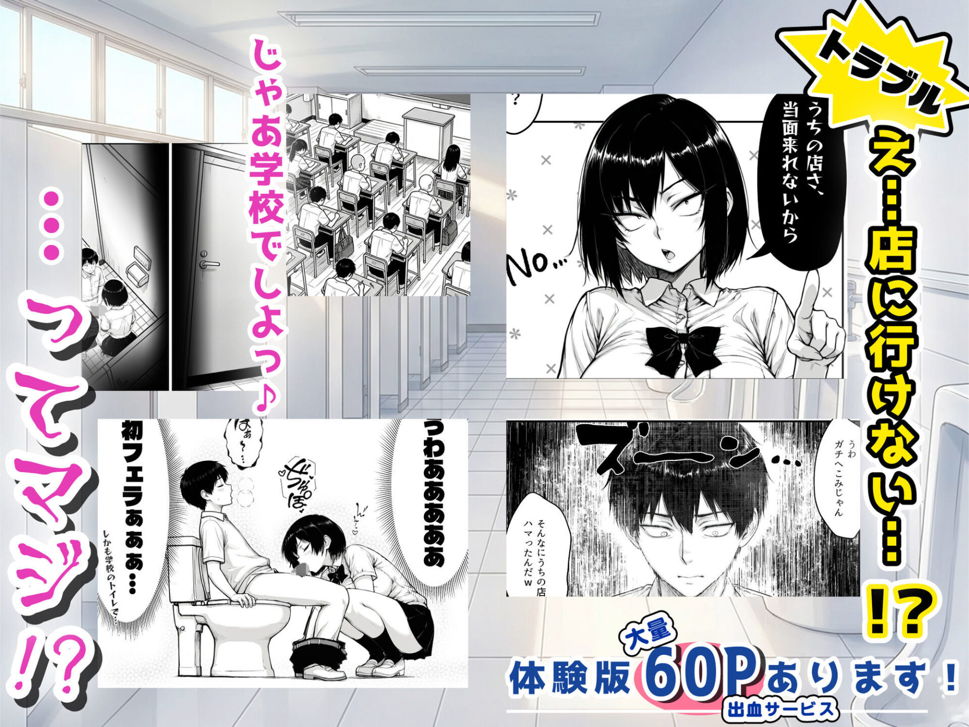 【エロ漫画】地味なクラスメイトがコンカフェ店員！？くっそドハマりして散財してしまった件（あいさつ）【d_709714】 | 抜ける無料エロ漫画