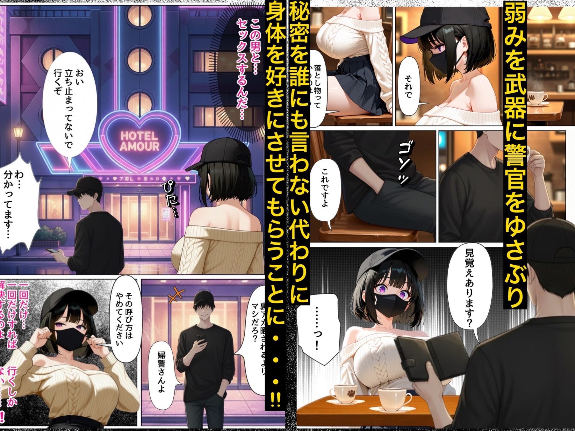 【エロ漫画】強気な裏アカ警察官、潮だくセックスで二か月後に分からされる話（ぐれーぞーん）【d_710010】 | 抜ける無料エロ漫画