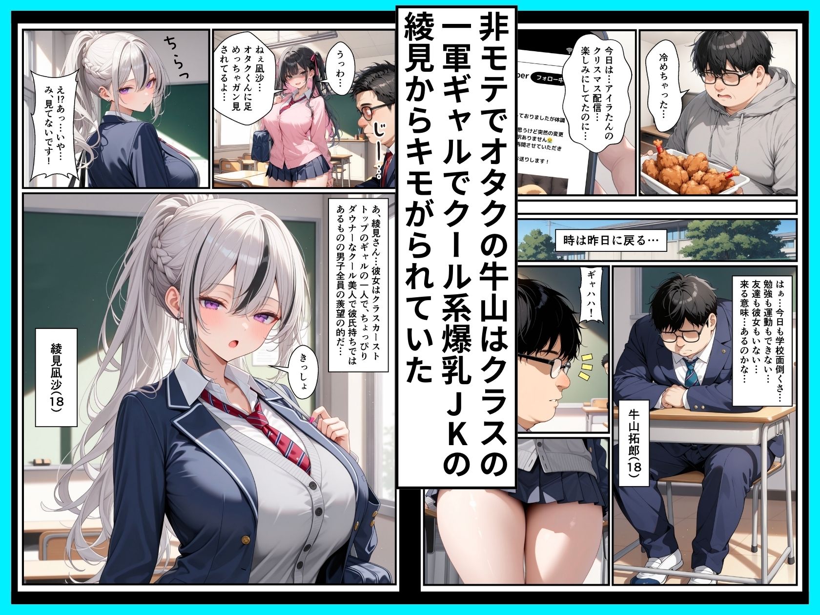 【エロ漫画】推しのVtuberがクラスのSSR級ダウナー系爆乳ギャルだった話（令和狸合戦そいやっさ）【d_712572】 | 抜ける無料エロ漫画
