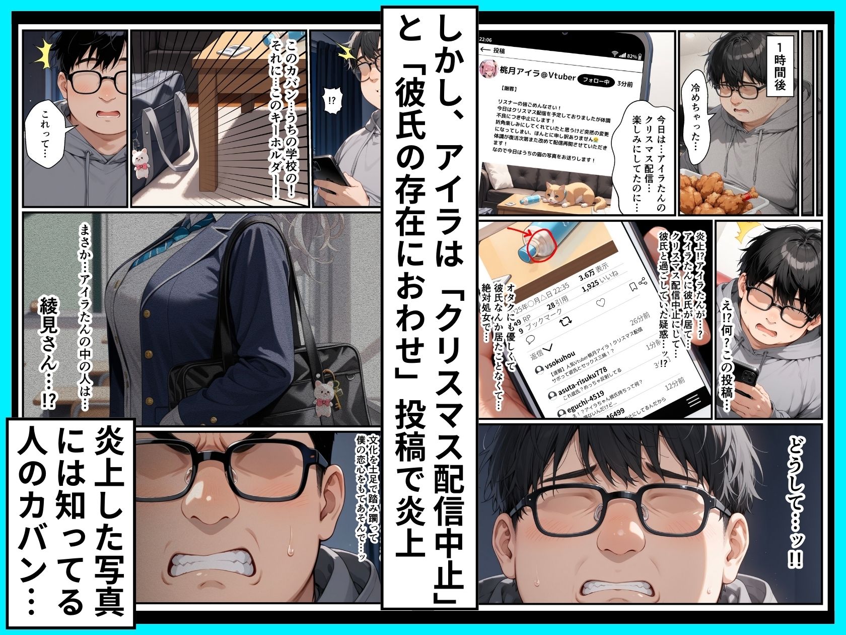 【エロ漫画】推しのVtuberがクラスのSSR級ダウナー系爆乳ギャルだった話（令和狸合戦そいやっさ）【d_712572】 | 抜ける無料エロ漫画