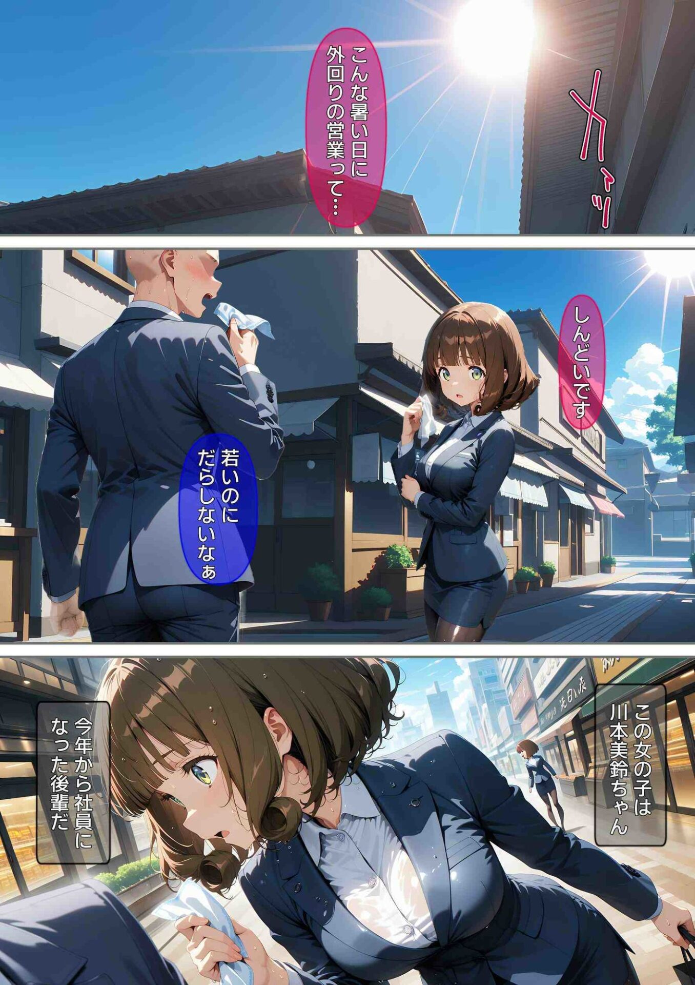 【エロ漫画】熱中症で倒れた後輩ちゃんをレ〇プする話（ばななメモリアル）【d_715388】 | 抜ける無料エロ漫画