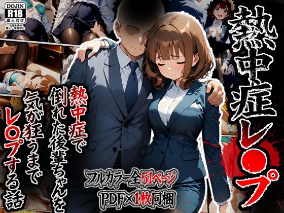 【エロ漫画】熱中症で倒れた後輩ちゃんをレ〇プする話（ばななメモリアル）【d_715388】 | 抜ける無料エロ漫画