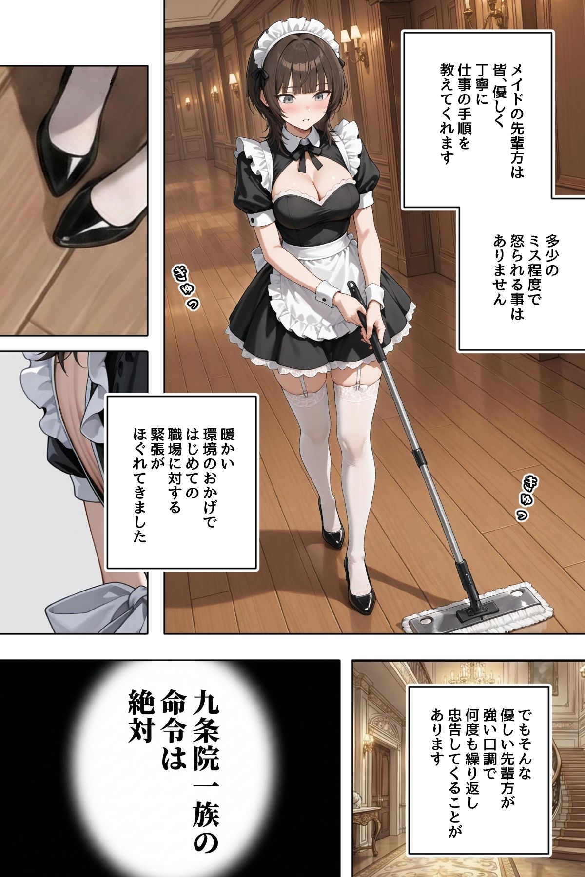 【エロ漫画】味見の時間 新人メイド・ゆかり（ステーキくん）【d_717644】 | 抜ける無料エロ漫画