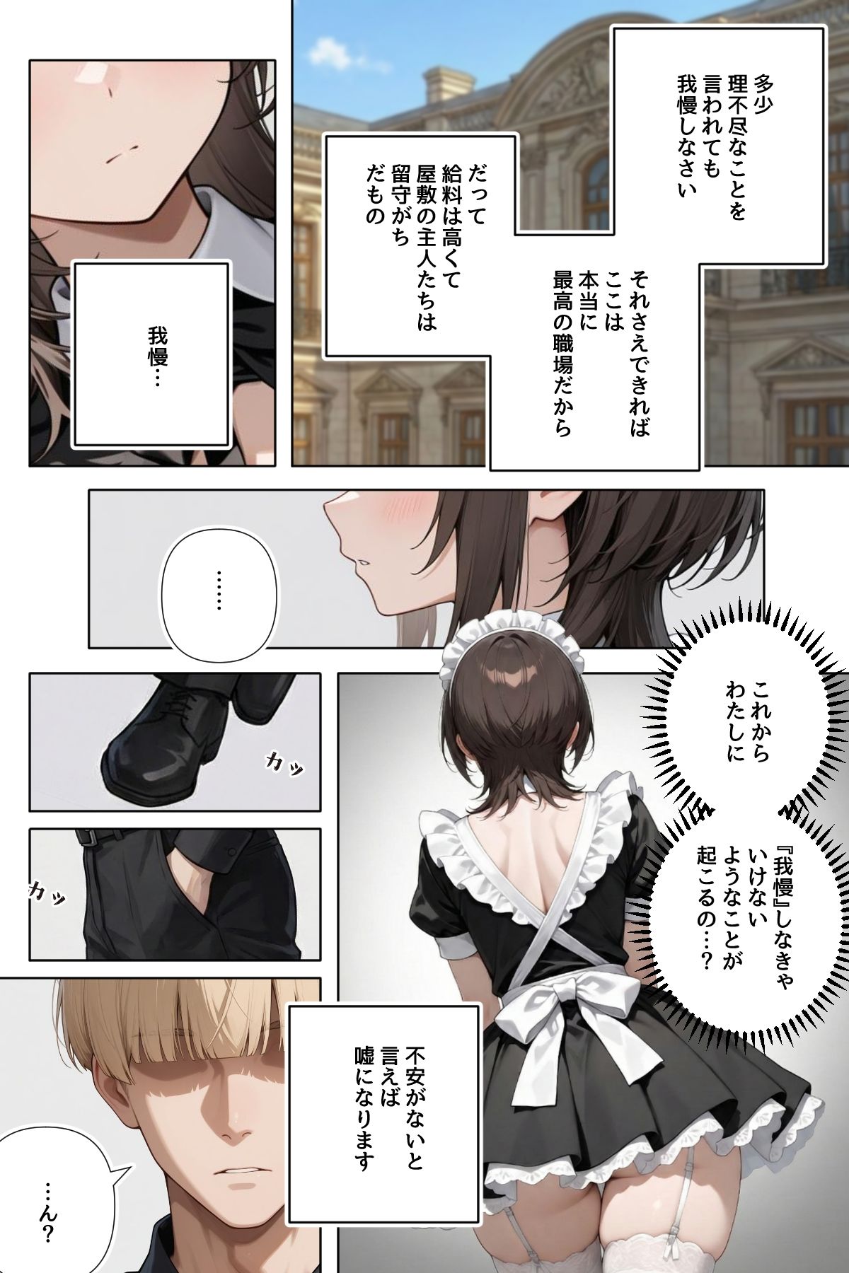 【エロ漫画】味見の時間 新人メイド・ゆかり（ステーキくん）【d_717644】 | 抜ける無料エロ漫画