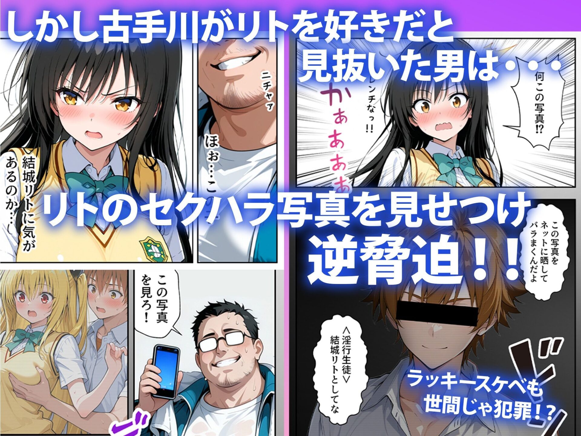 【エロ漫画】脅迫凌●された古〇川唯 真面目な風紀委員メス堕ちSEX（いちご天国）【d_718136】 | 抜ける無料エロ漫画