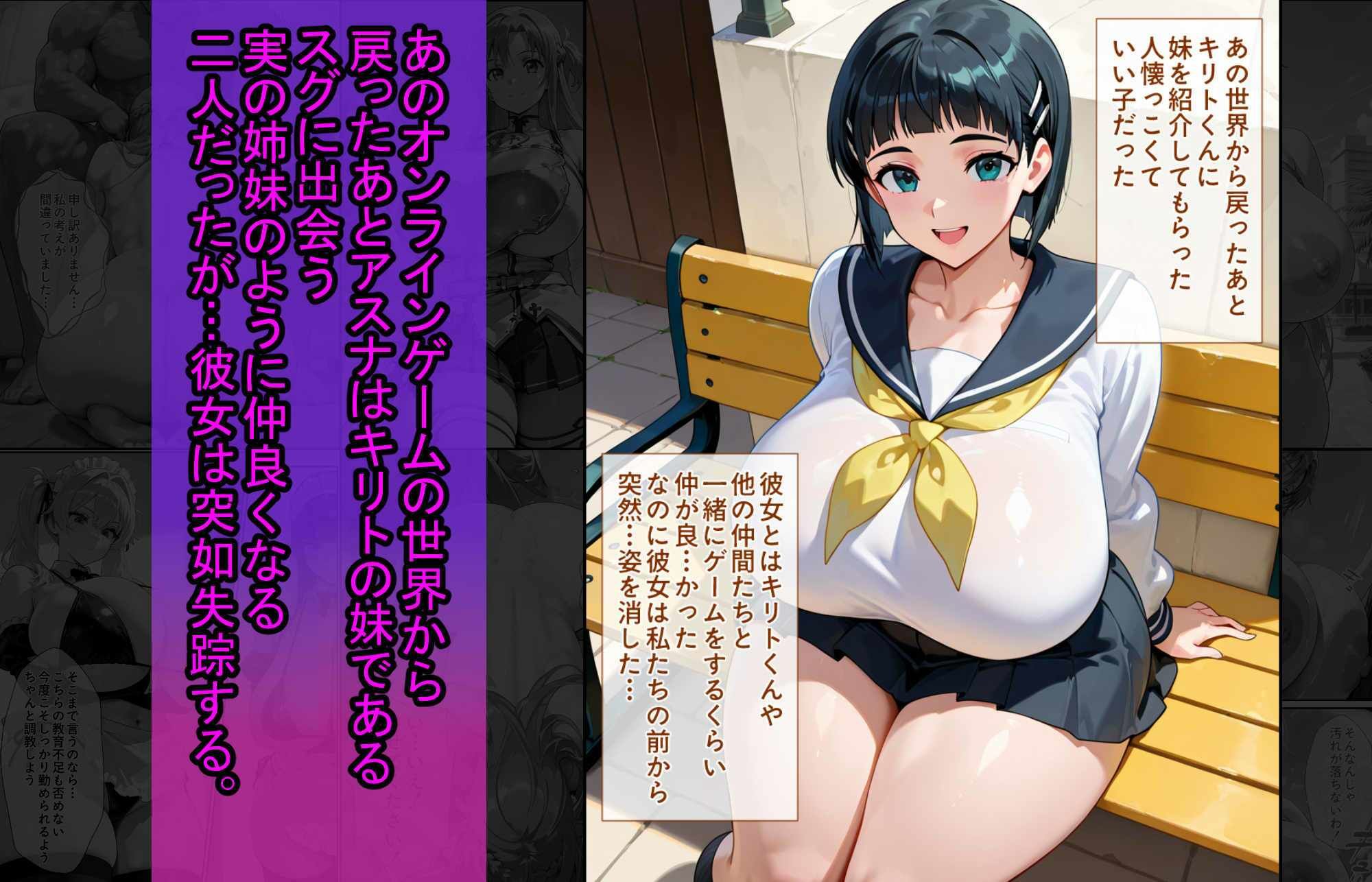 【エロ漫画】爆乳●● アスナちゃんが巨根おじさんに寝取られる 話2（蜜壺レストラン）【d_718342】 | 抜ける無料エロ漫画