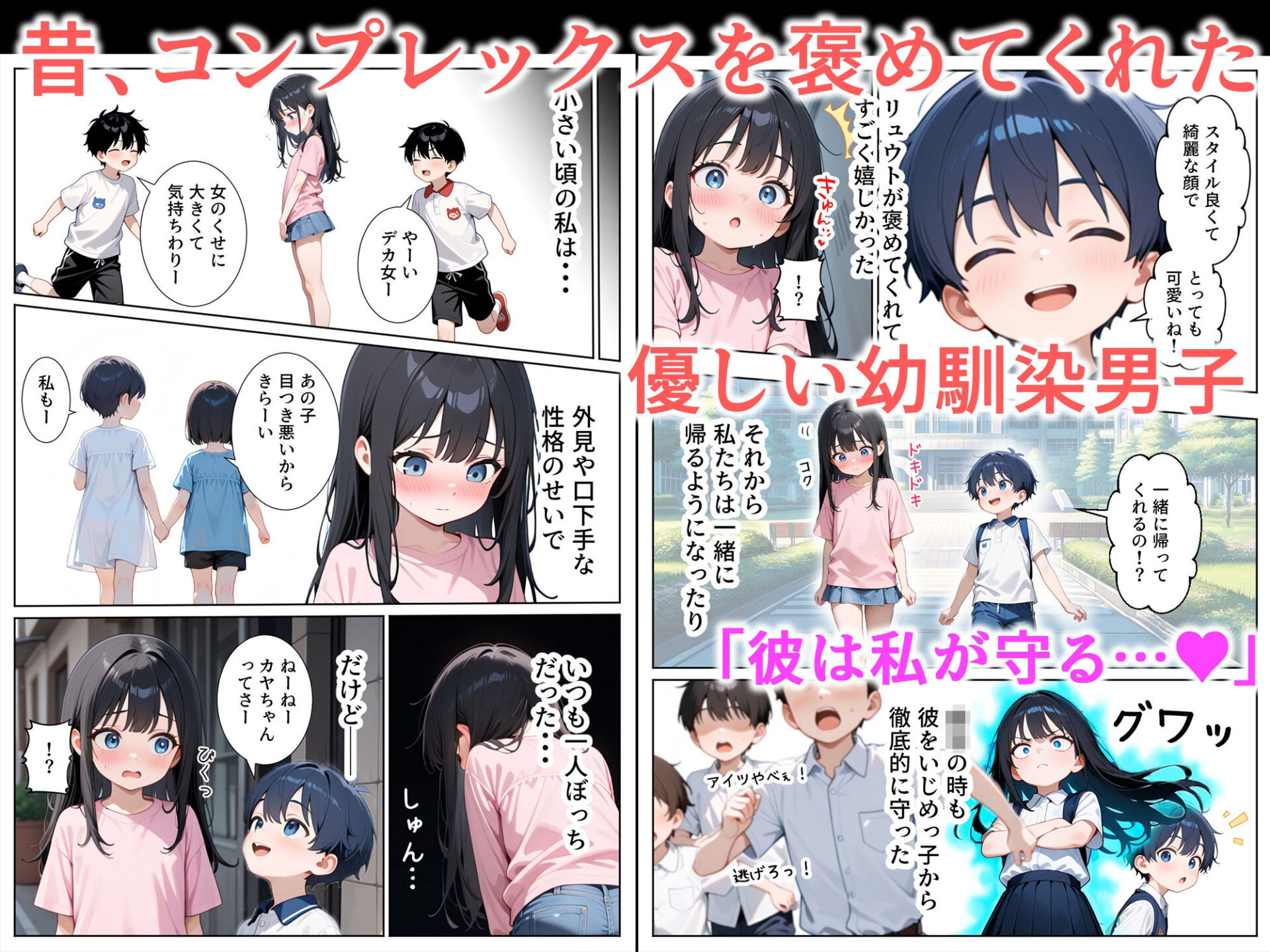 【エロ漫画】口下手なJ◯彼女の発情セックス（ぱにぱに）【d_720383】 | 抜ける無料エロ漫画