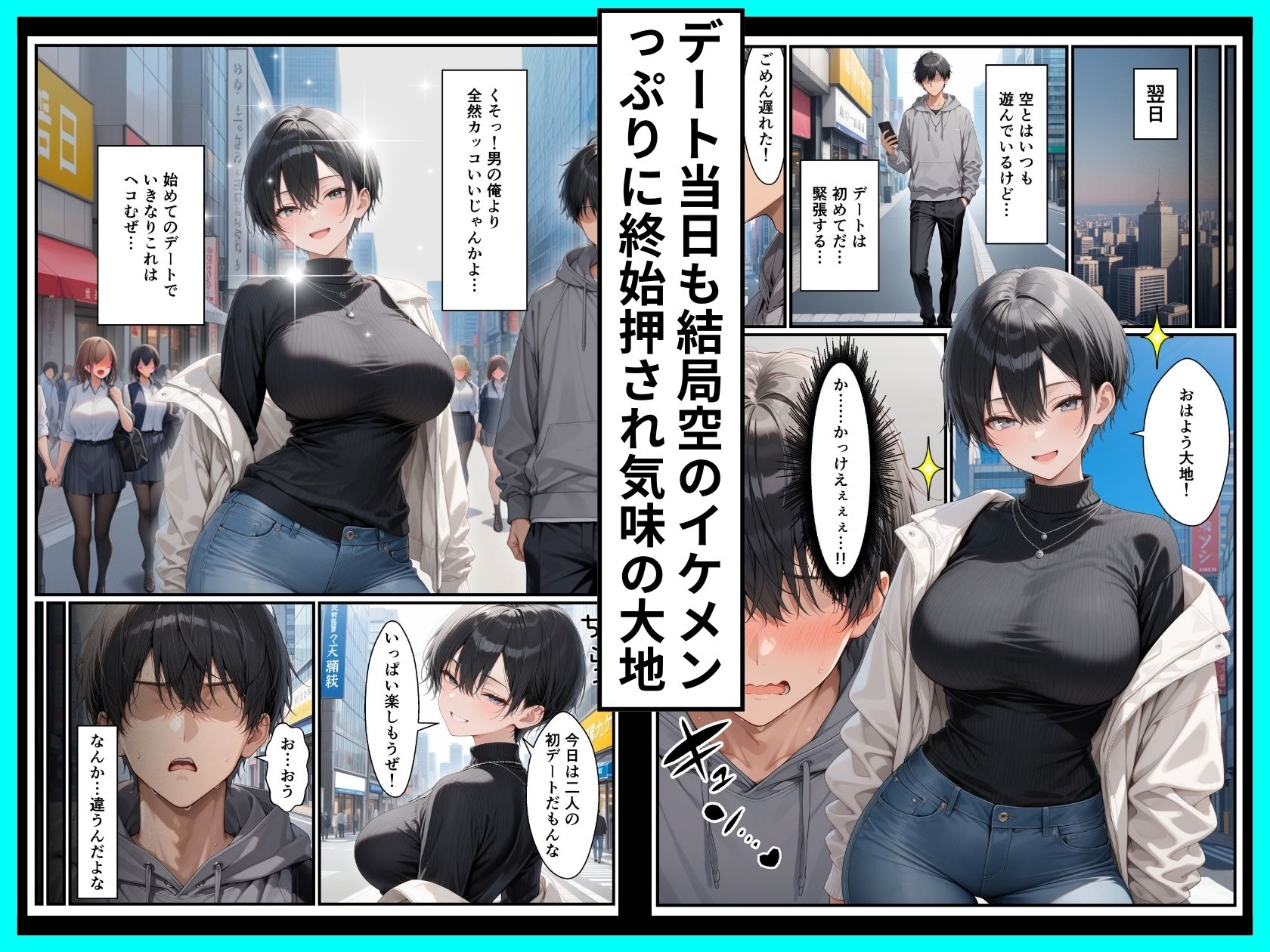 【エロ漫画】一週間後に学園の王子様な巨乳幼馴染とイチャらぶセックスする話（令和狸合戦そいやっさ）【d_720746】 | 抜ける無料エロ漫画