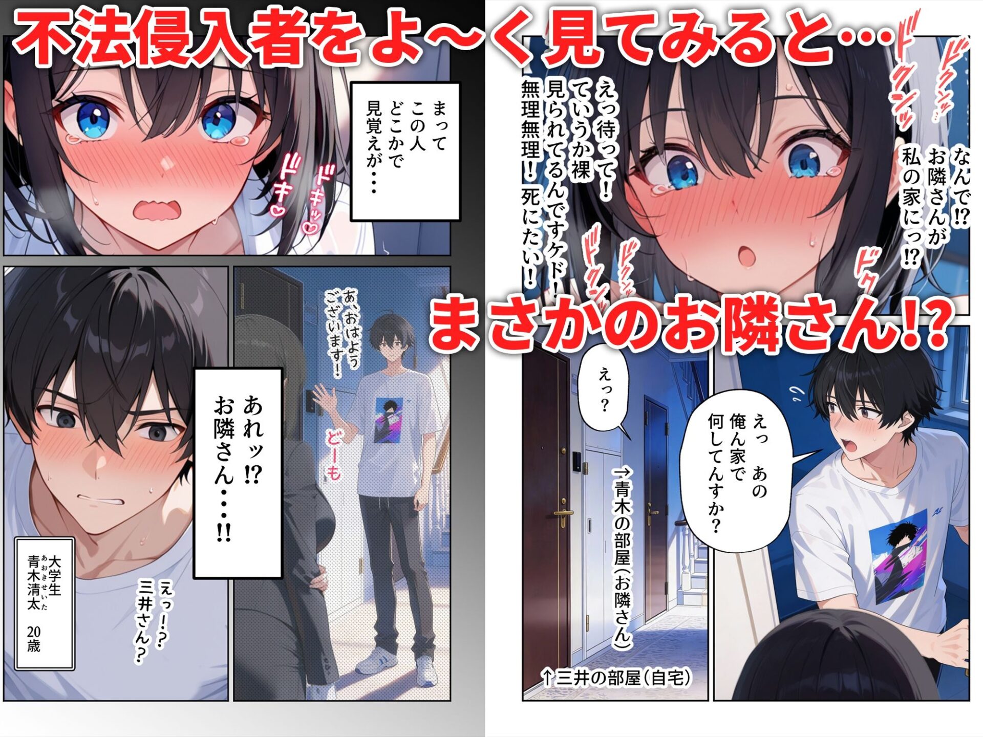 【エロ漫画】隣人えっち セフレに恋する独身OL（だぶるクリっく）【d_721232】 | 抜ける無料エロ漫画