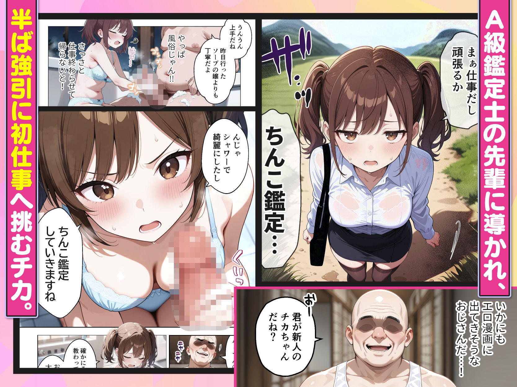 【エロ漫画】ちんこ鑑定士 〜 崎守チカ（22） の鑑定記録 〜（COMICアイル）【d_723059】 | 抜ける無料エロ漫画