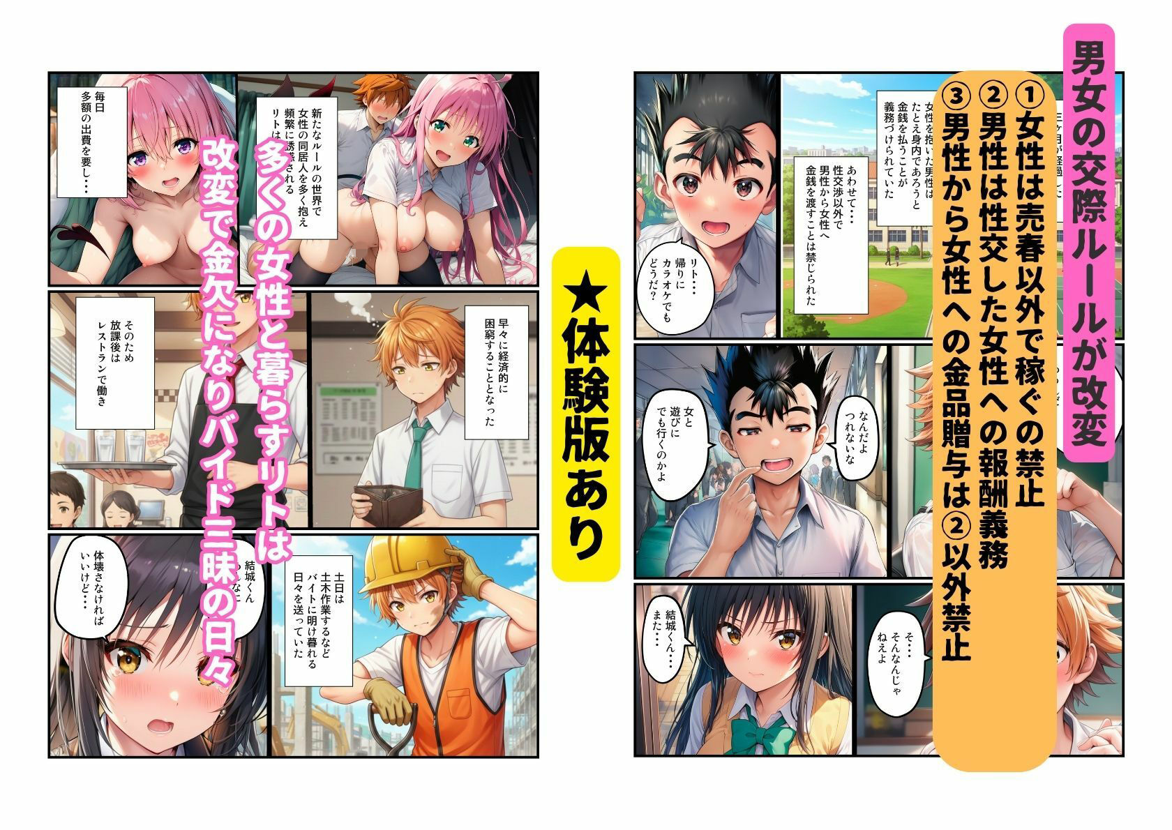 【エロ漫画】【リトのためにパパ活ブーム】ハーレム計画進行中(すいか44)【d_723584】 【エロ漫画】【リトのためにパパ活ブーム】ハーレム計画進行中(すいか44)【d_723584】 | 抜ける無料エロ漫画