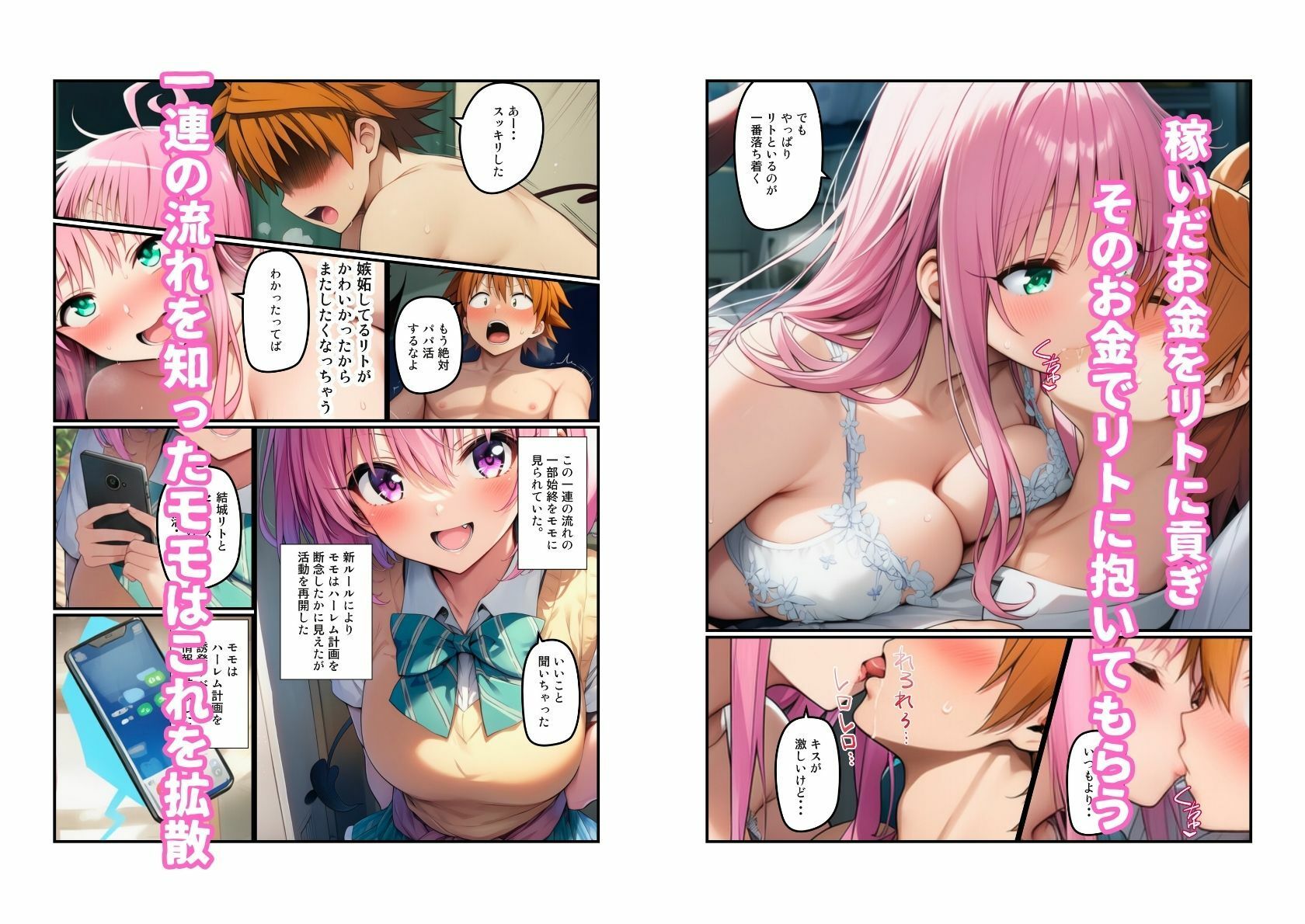 【エロ漫画】【リトのためにパパ活ブーム】ハーレム計画進行中(すいか44)【d_723584】 【エロ漫画】【リトのためにパパ活ブーム】ハーレム計画進行中(すいか44)【d_723584】 | 抜ける無料エロ漫画