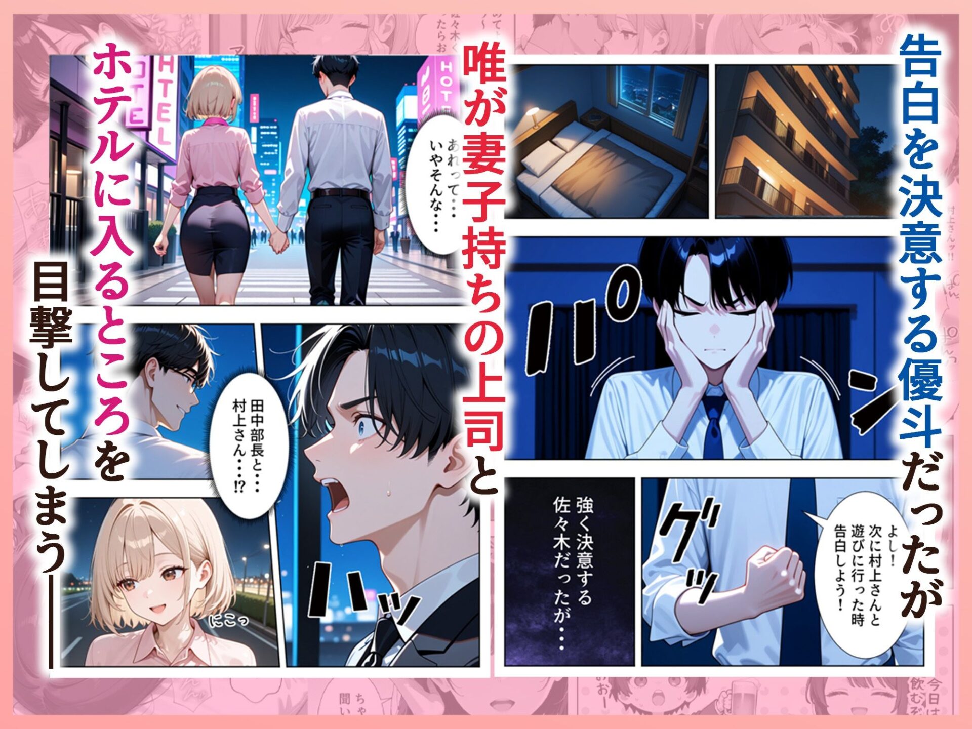 【エロ漫画】新卒入社した俺の社内恋愛事情 〜純情先輩と小悪魔同期ちゃん〜（ぱにぱに）【d_723745】 | 抜ける無料エロ漫画