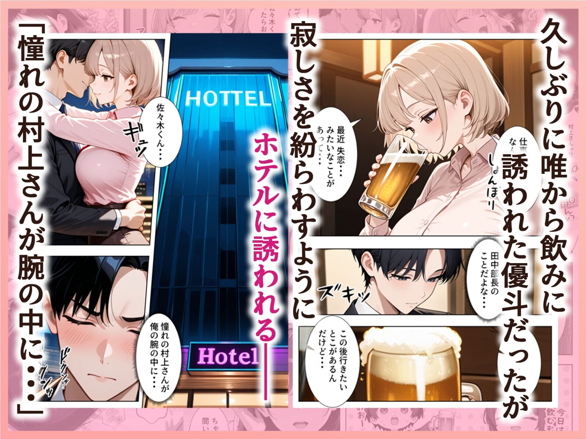 【エロ漫画】新卒入社した俺の社内恋愛事情 〜純情先輩と小悪魔同期ちゃん〜（ぱにぱに）【d_723745】 | 抜ける無料エロ漫画