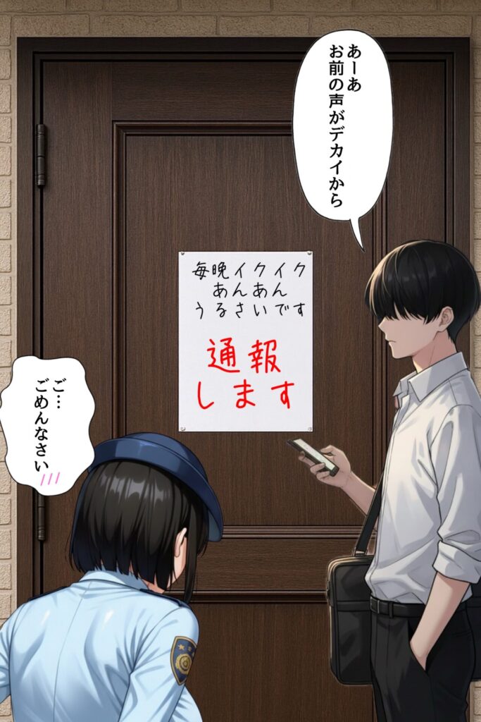 【エロ漫画】強気な裏アカ警察官、潮だくセックスで二か月後に分からされる話（ぐれーぞーん）【d_710010】 | 抜ける無料エロ漫画