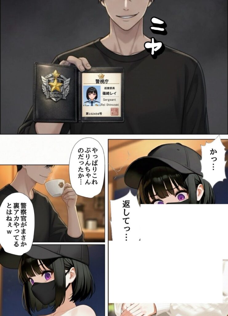 【エロ漫画】強気な裏アカ警察官、潮だくセックスで二か月後に分からされる話（ぐれーぞーん）【d_710010】 | 抜ける無料エロ漫画
