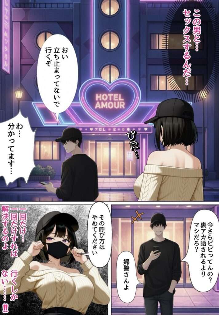 【エロ漫画】強気な裏アカ警察官、潮だくセックスで二か月後に分からされる話（ぐれーぞーん）【d_710010】 | 抜ける無料エロ漫画