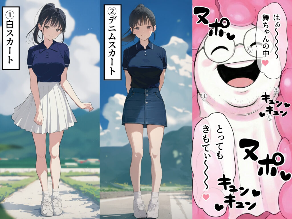 【エロ漫画】セックスしないと出られない部屋に親友のパパと閉じ込められたんですけど〜！？（竿役が種付けおじさんじゃないとヌケないんだが・・・）【d_708189】 | 抜ける無料エロ漫画