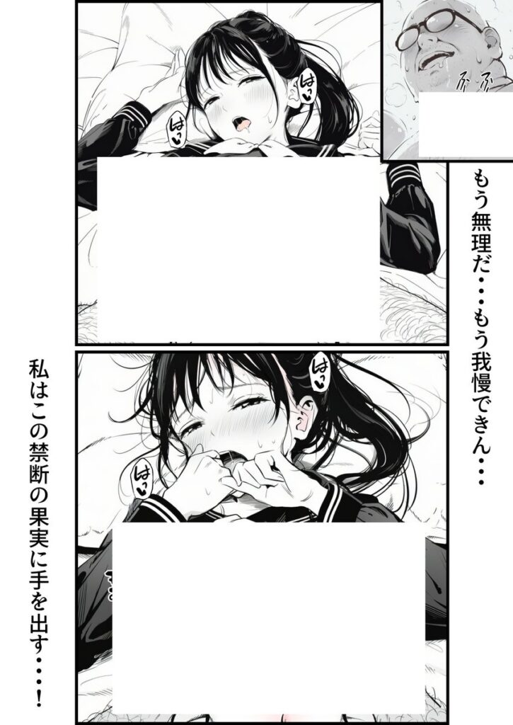 【エロ漫画】セックスしないと出られない部屋に親友のパパと閉じ込められたんですけど〜！？（竿役が種付けおじさんじゃないとヌケないんだが・・・）【d_708189】 | 抜ける無料エロ漫画