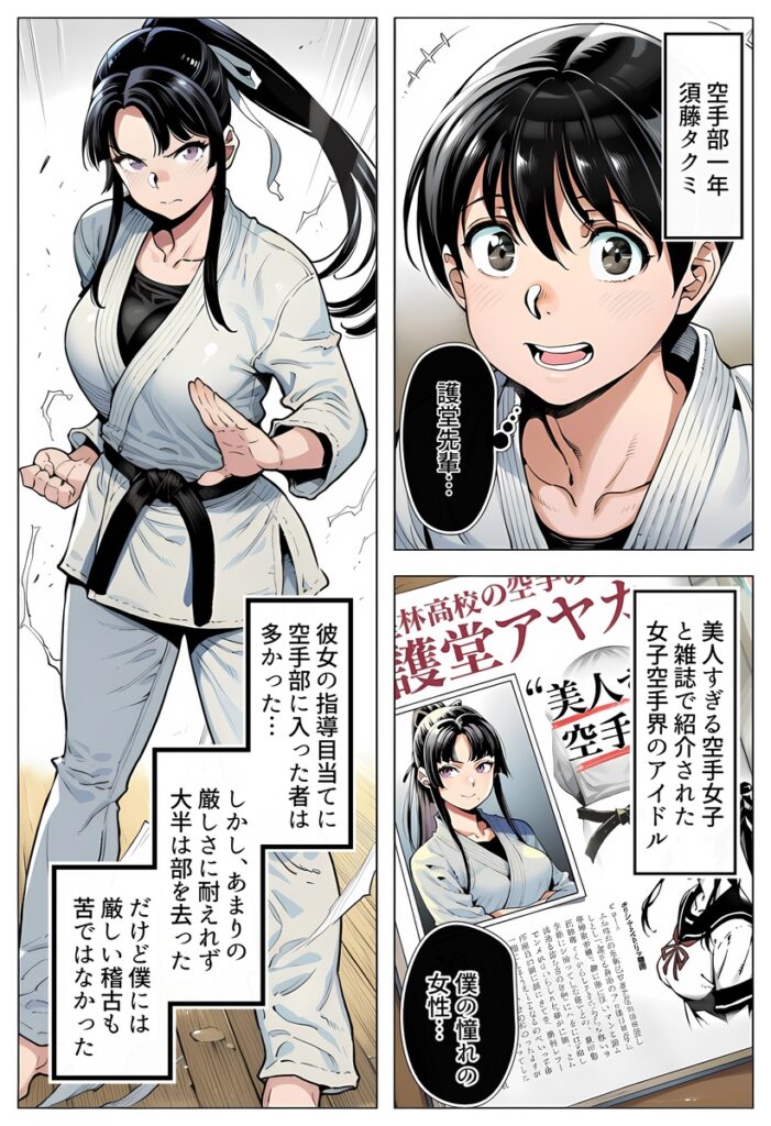 【エロ漫画】ボクが好きな空手部の先輩が、クズ男に敗北してNTR快楽セックスされる話（アスカ・ラガンヴァール三世）【d_715979】 | 抜ける無料エロ漫画