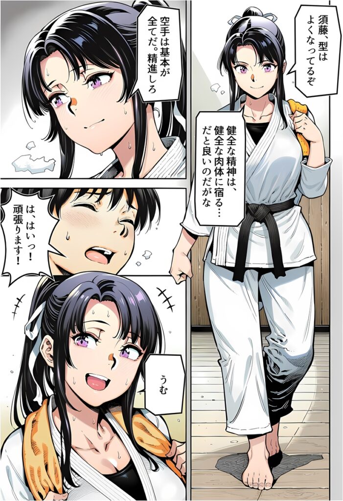 【エロ漫画】ボクが好きな空手部の先輩が、クズ男に敗北してNTR快楽セックスされる話（アスカ・ラガンヴァール三世）【d_715979】 | 抜ける無料エロ漫画