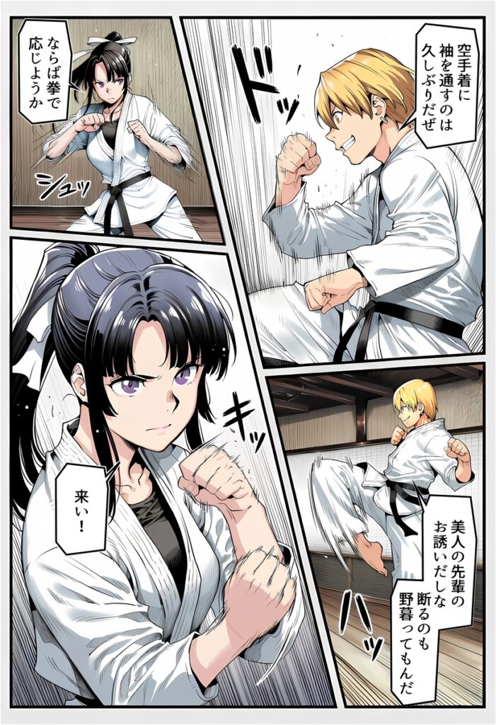 【エロ漫画】ボクが好きな空手部の先輩が、クズ男に敗北してNTR快楽セックスされる話（アスカ・ラガンヴァール三世）【d_715979】 | 抜ける無料エロ漫画