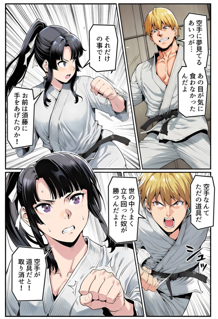 【エロ漫画】ボクが好きな空手部の先輩が、クズ男に敗北してNTR快楽セックスされる話（アスカ・ラガンヴァール三世）【d_715979】 | 抜ける無料エロ漫画